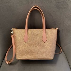 Kate spade rose gold/pink Crossbody bag!!